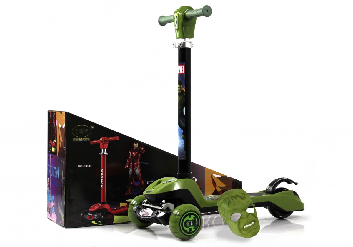 Детский самокат RiverToys HB-Q3 зеленый