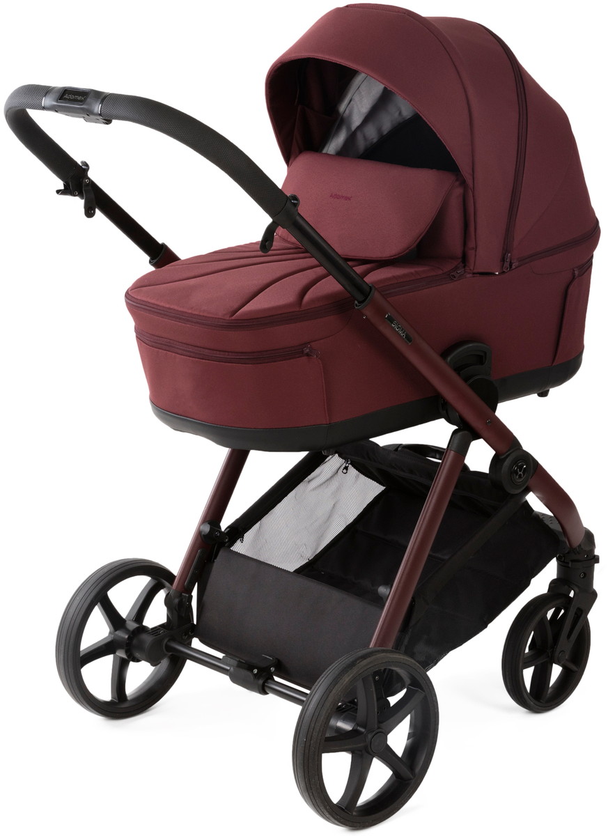Детская коляска Adamex Sigma Natura 3 в 1 SI-18-RUBY (РУБИНОВЫЙ)
