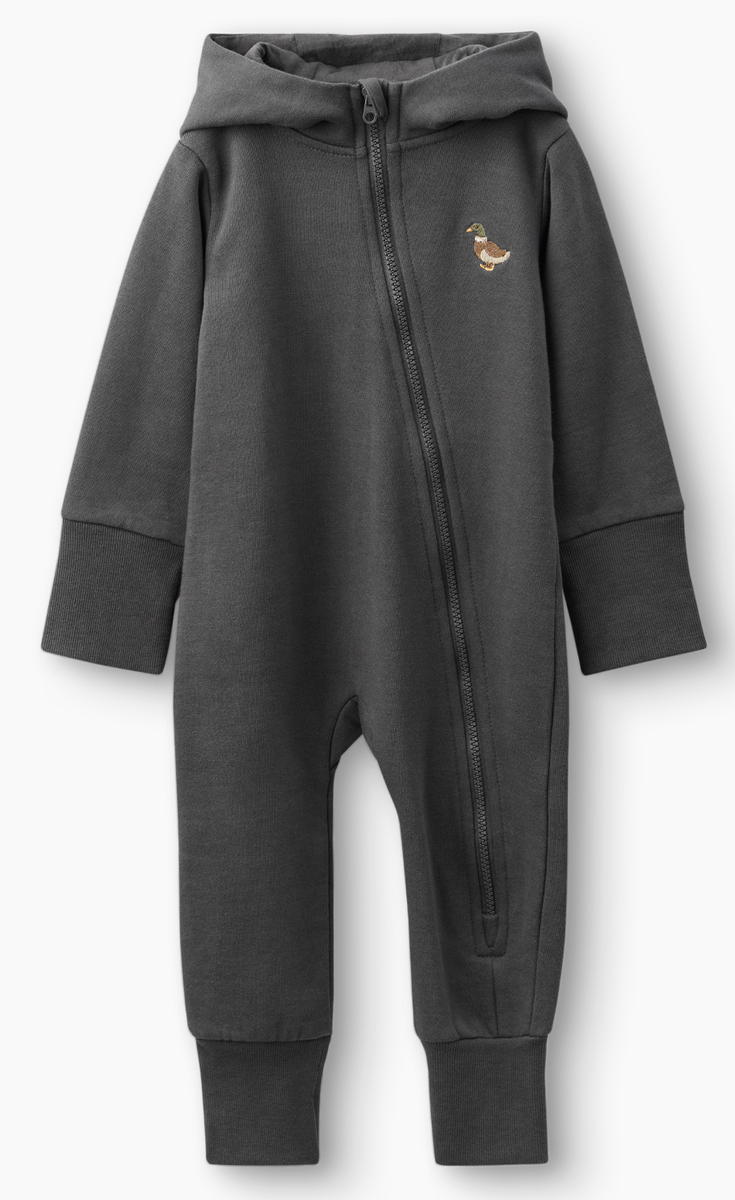 Комбинезон детский Happy Baby 88237-0 чёрный / black, 56–62