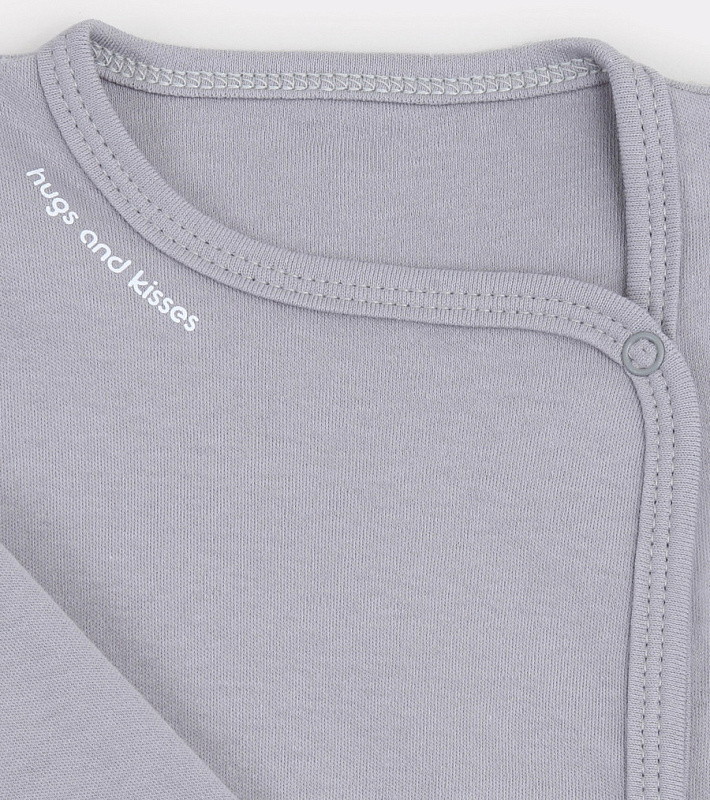 Распашонка Rant Hugs and Kisses 5372/5472 ЧЗ Arctic Grey 68