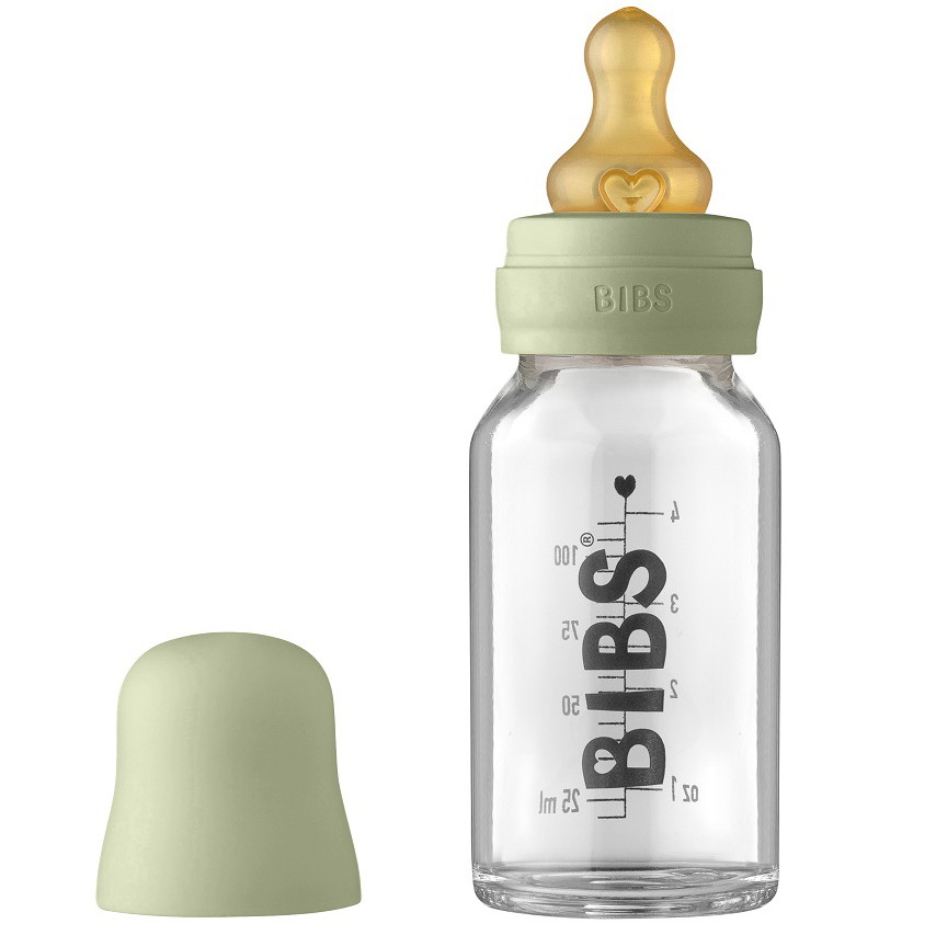 Стеклянная бутылочка Bibs Complete Set, 110 мл 5013250 Sage