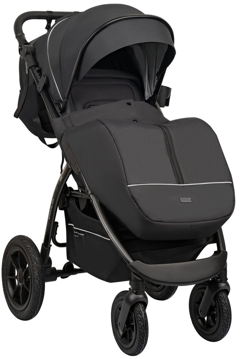 Детская прогулочная коляска Indigo Epica XL Air с сумкой 2026 черный