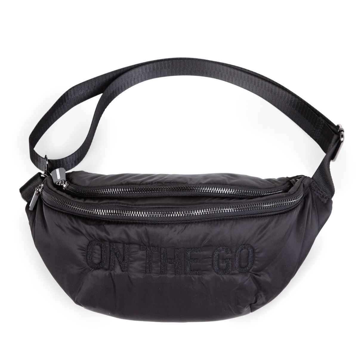 Сумка поясная Childhome Banana Bag On The Go CWBANAPBL PUFF BLAC