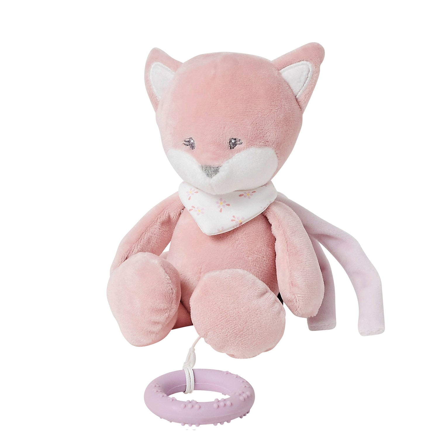 Игрушка мягкая Nattou Musical Soft Toy Mini Alice & Pomme Лисичка музыкальная 485043
