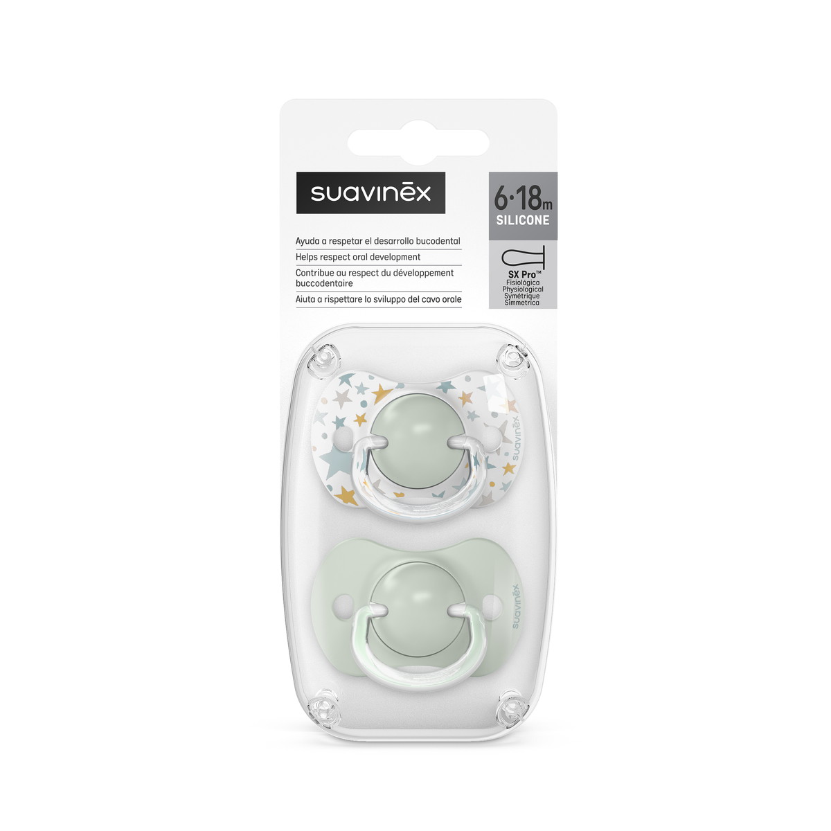 Соска-Пустышка Suavinex Physiological Dreams Pro 0-6 мес, 2 шт 308275 BLUE