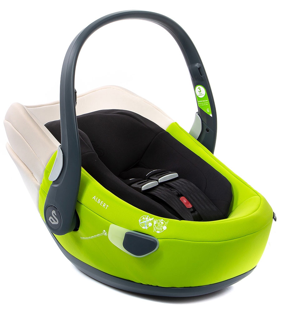Автокресло Swandoo Albert I-Size 1.1 Lime Green & Coconut White