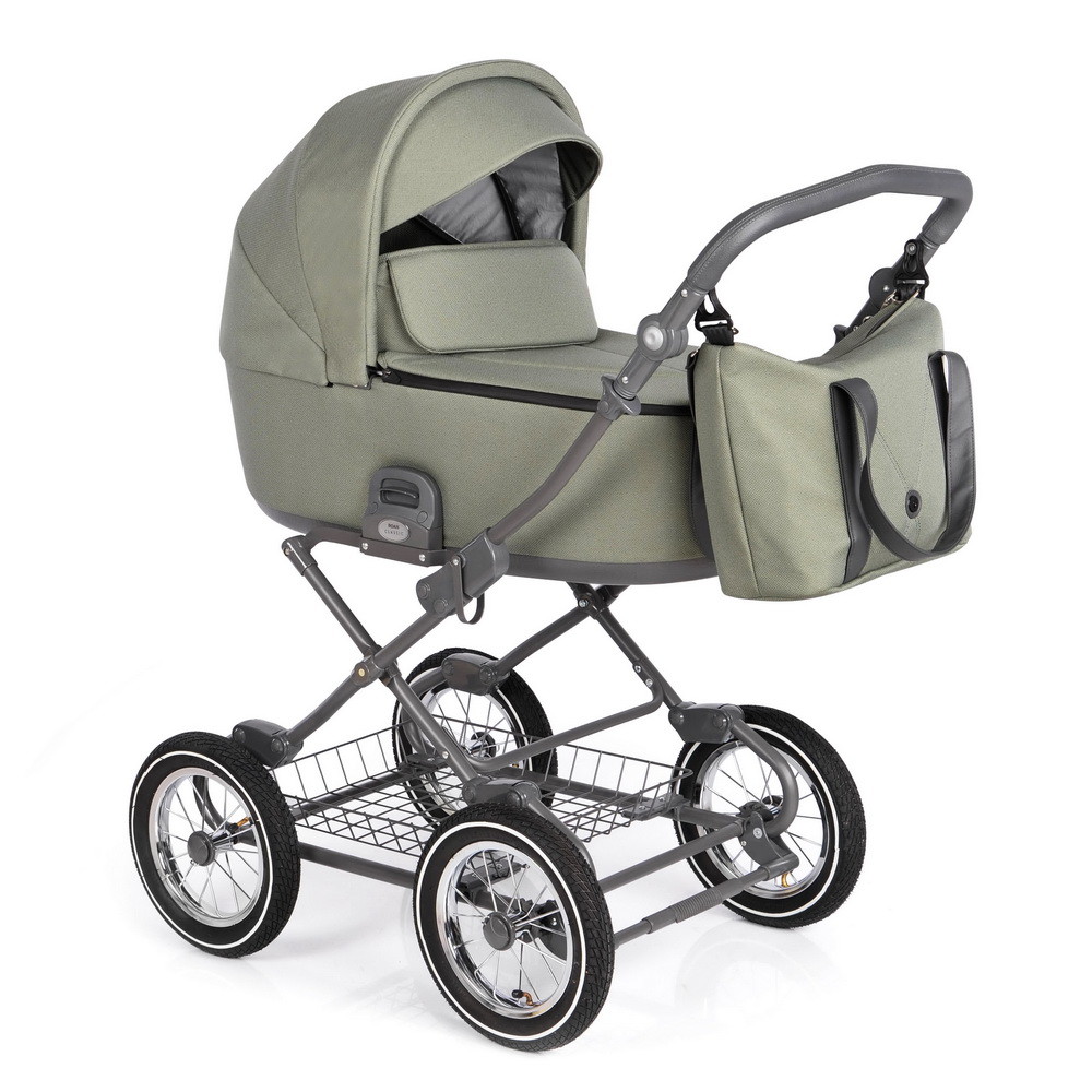 Детская коляска люлька Roan Bass Next Classic d12 1 в 1 RCL044/1 Misty Mood