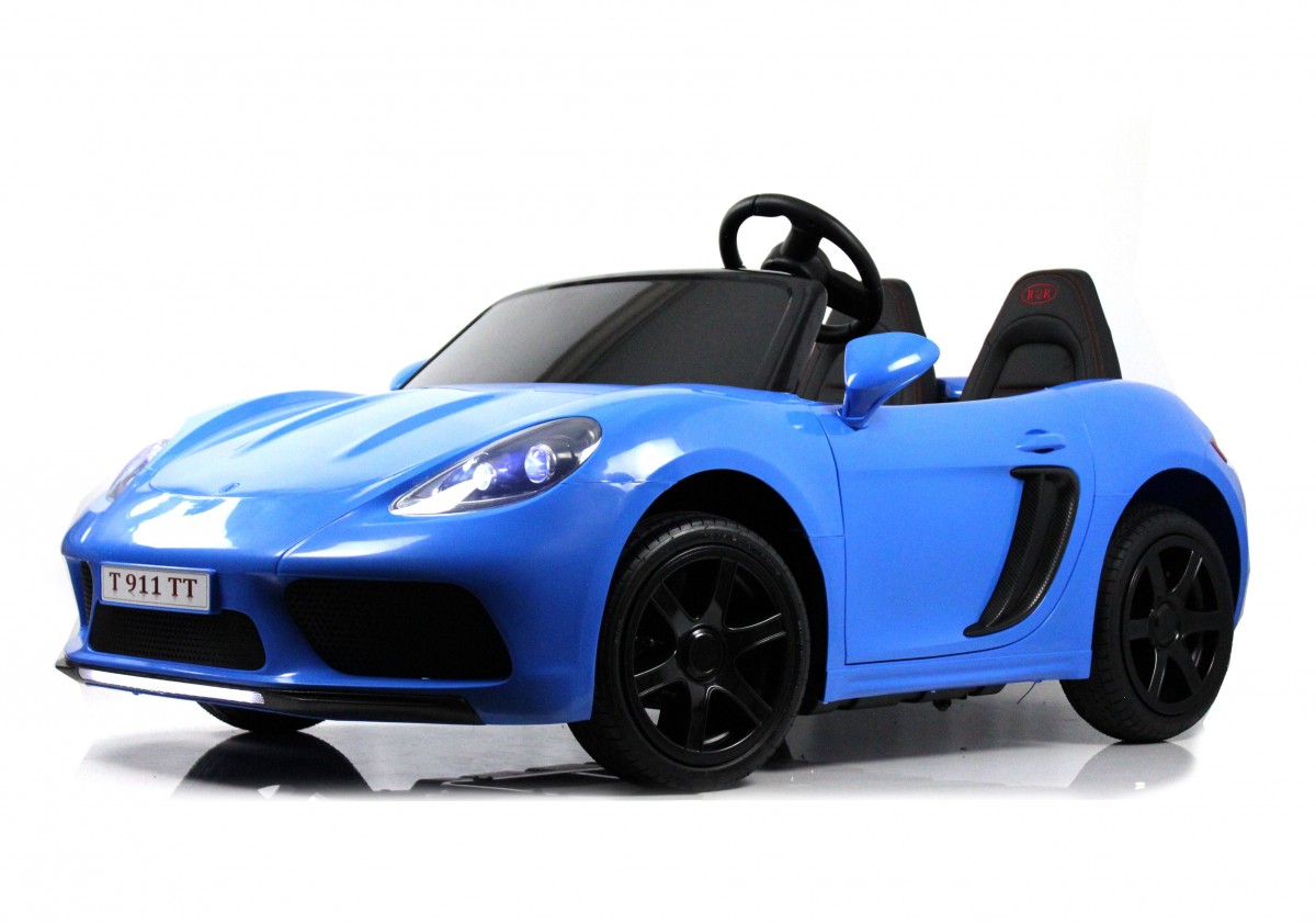Детский электромобиль RiverToys Porshe Cayman T911TT синий