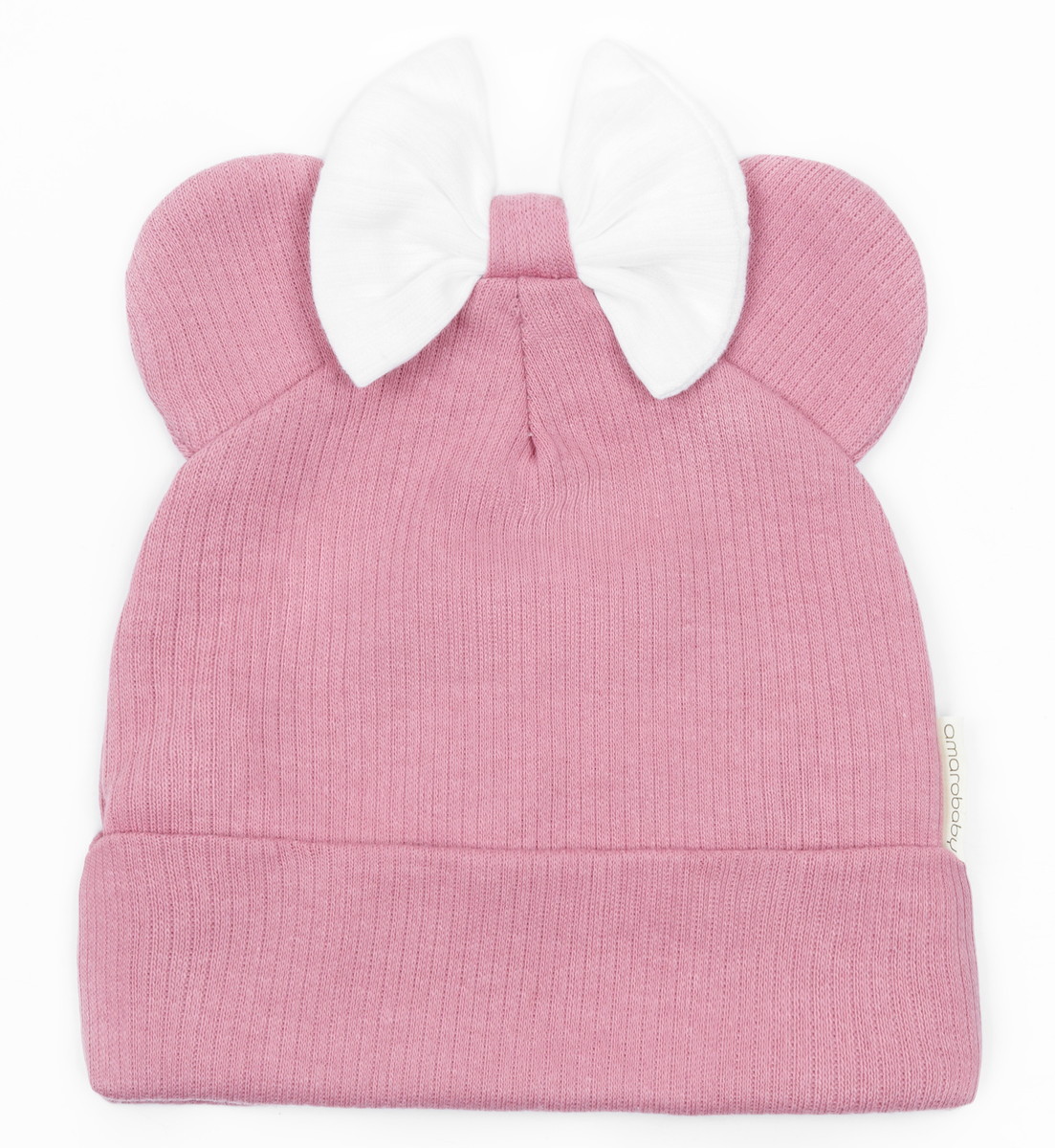 Чепчик (шапочка) AmaroBaby Fashion Mini New розовый 46