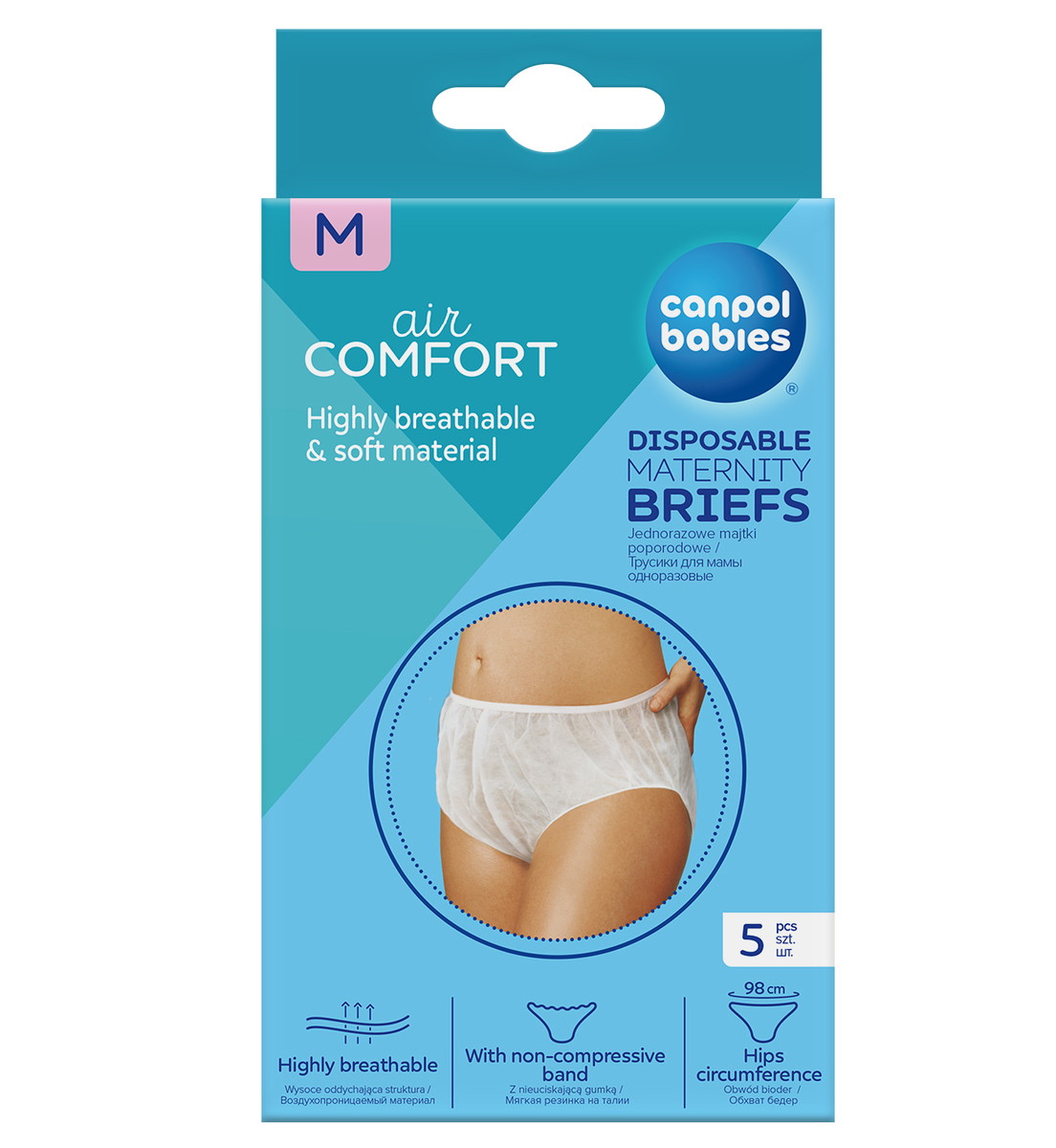 Трусики Canpol Babies для мам одноразовые, послеродовые M, 9/598