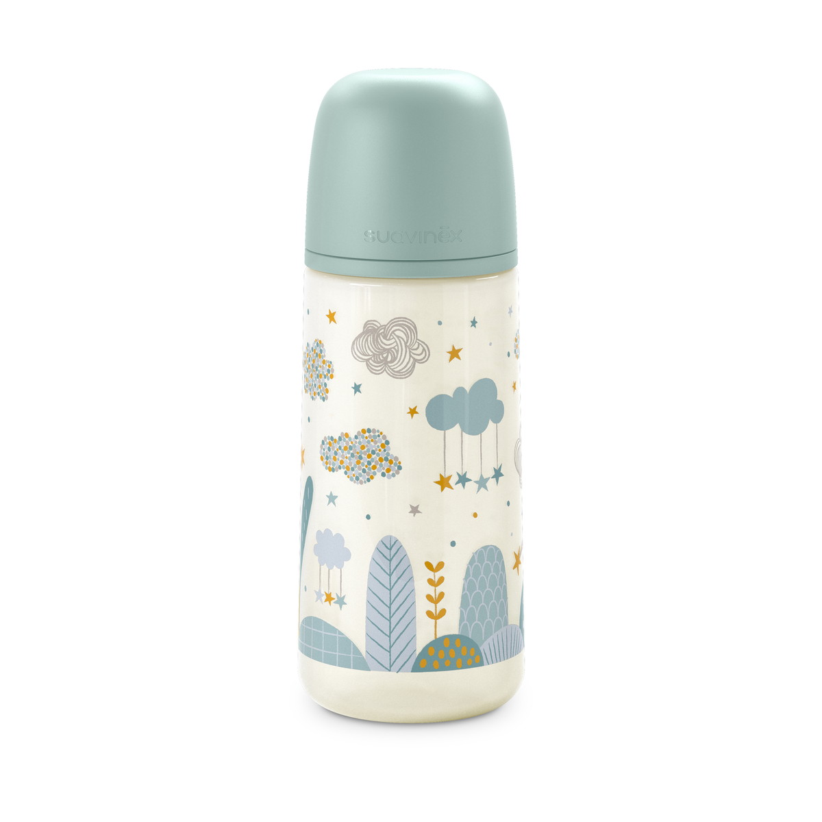 Пластиковая бутылочка Suavinex Dreams Anti-Colic быстрый поток, 360 мл, 6 мес 308326 BLUE