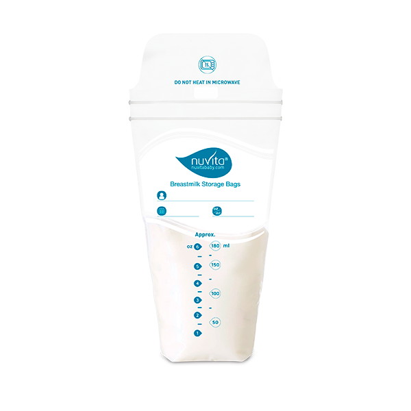 Одноразовые пакеты для хранения грудного для молока Nuvita 1253 Disposable milk bags, 25 шт
