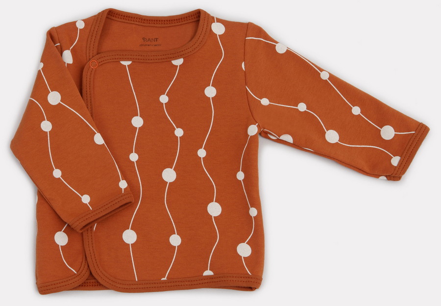 Распашонка Rant Hugs and Kisses Pattern 5373/5473 Brown 68