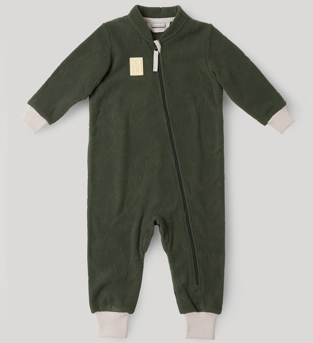 Флисовый детский комбинезон Leokid Snowberry Green Scape 62