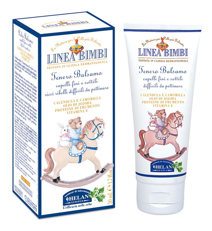 Детский смягчающий бальзам Helan Linea Bimbi для волос 39BC