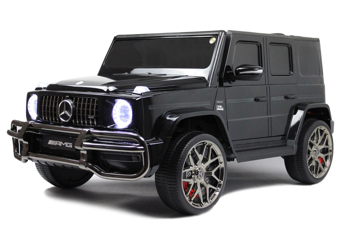 Детский электромобиль RiverToys Mercedes-AMG G63 4WD (S307) черный глянец