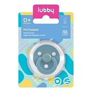 Детская соска-пустышка Lubby круглый сосок от 0 мес.29984
