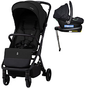 Прогулочная коляска Sweet Baby Aura Basic SBL + автокресло Elegante Plus с базой i-Size ISOFIX DK780 Black
