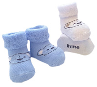 Набор носочков Uviton Bear 2 пары 0169 ЧЗ голубой/белый 56