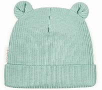 Чепчик (шапочка) AmaroBaby Fashion bear ЧЗ зеленый 40