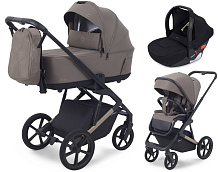 Детская коляска Rant Garda 3 в 1 с автокреслом Cruise Black Mocca
