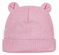 Чепчик (шапочка) AmaroBaby Fashion bear New розовый 38