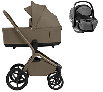 Коляска 3 в 1 Sweet Baby SBL Orso New + автокресло Premier Grey Beige Neo