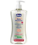 Мицеллярная пена Chicco для ванн Baby Moments 2 в 1 500 мл
