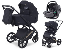 Детская коляска Rant Garda 3 в 1 с автокреслом Evomax Grey Black