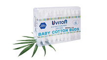 Ватные палочки Uviton с ограничителем 60 шт 0110