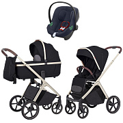 Коляска Carrello Vector CRL-6550 и автокресло Cybex Aton B2 Bay Blue 3 в 1 Pearl Black