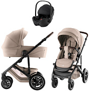 Коляска 3 в 1 Britax Roemer Smile 5Z Style и автокресло Baby-Safe PRO LUX Onyx Black Teak