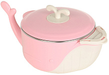 Термотарелка Pituso 410 мл YHY015 Pink (Розовый)