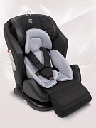Автокресло детское AmaroBaby Favorite ISOFIX, 0+/1/2/3 чёрный/серый
