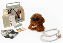Интерактивная игрушка собачка Happy baby Clinic Zoo 331974 brown
