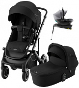 Коляска 4 в 1 Britax Roemer Smile 5Z и автокресло Baby-Safe Core Frost Grey + база Baby-Safe Core Space Black