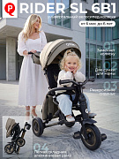 Велосипед трехколесный Qplay Rider SL S700-17 Dark Beige (JNY/Matte Dark Beige)