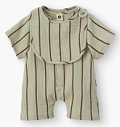 Комбинезон Happy Baby 88269-0 ЧЗ зелёный в полоску / green with stripes 62
