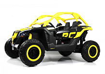 Детский электромобиль RiverToys BRP Can-Am Maverick Y111YY желтый