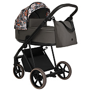 Детская коляска Roan Sol Flowers 2 в 1 RSF/5003 Forest Clearing/Black