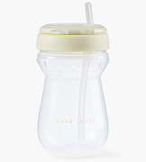 Поильник с трубочкой Happy Baby 360 мл 14011 cream