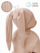 Чепчик (шапочка) AmaroBaby Fashion bunny бежевый 40