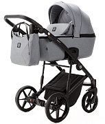 Детская коляска Adamex Mobi New 3 в 1 MN-TK60 СЕРЫЙ