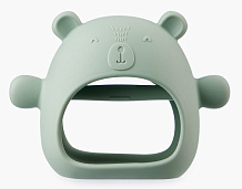 Силиконовый массажер - прорезыватель Happy Baby для десен 20039 light blue