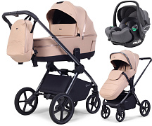 Детская коляска Rant Falcon Soft Therm 3 в 1 с автокреслом Evomax Grey Beige