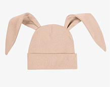 Чепчик (шапочка) AmaroBaby Nature essence bunny бежевый 38