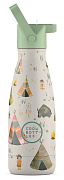 Термос–термобутылка Cool Bottles Kids серия Adventure Indian Tribe 260 мл