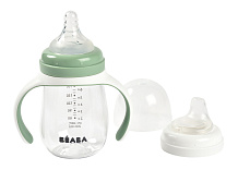 Поильник-бутылочка 2 в 1 Beaba Biberon D App 210 мл 913531 GAGE GREEN