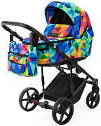 Детская коляска Adamex Zico New 2 в 1 ZN-Y123 LUX (радуга)