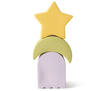 Игрушка-пирамидка Oli&Carol x Kiko Geometric Figures Donut set из 3 предметов L-KIKO-GEO3-STAR